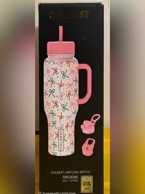 Coldest Pink Bows Limitless Bottle - 36oz